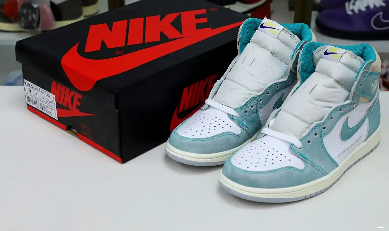 AIR OG 1 HIGH GREEN' 'TURBO JORDAN RETRO 0424